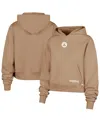 47 Brand Women's Tan Boston Celtics Sue Foundation Hoodie Sweatshirt In Neutral