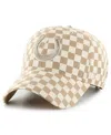 47 Brand Women's Tan Indianapolis Colts Vibe Check Clean Up Adjustable Hat