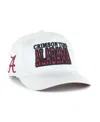 47 Brand Women's White Alabama Crimson Tide Outspoken Hitch Adjustable Hat In White