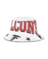 47 Brand Women's White Atlanta Falcons Energize Bucket Hat In White