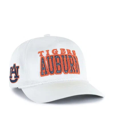 47 Brand Women's White Auburn Tigers Outspoken Hitch Adjustable Hat