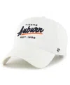 47 Brand Women's White Auburn Tigers Sidney Clean Up Adjustable Hat In White