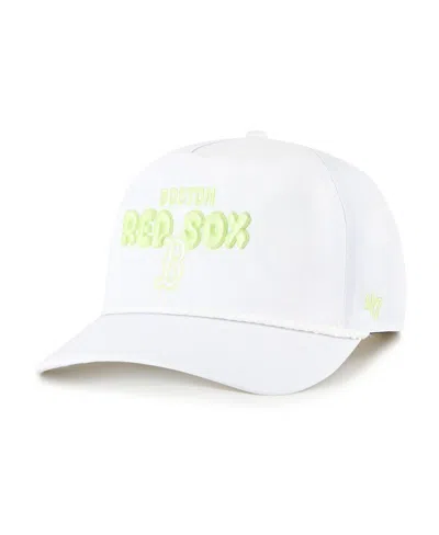47 Brand Women's White Boston Red Sox Bright Side Adjustable Hitch Hat