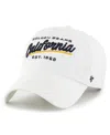 47 Brand Women's White Cal Bears Sidney Clean Up Adjustable Hat In White