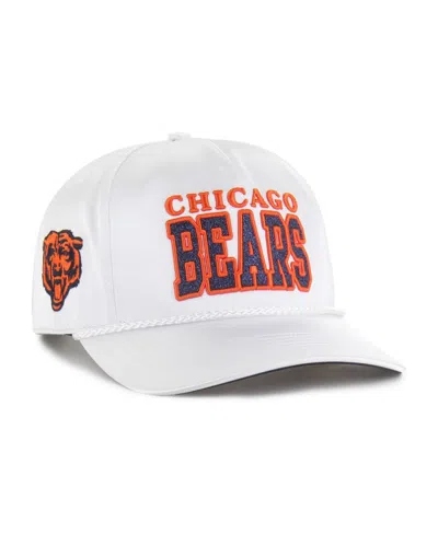 47 Brand Women's White Chicago Bears Outspoken Hitch Adjustable Hat