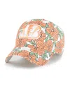 47 Brand Women's White Cincinnati Bengals Florentina Clean Up Adjustable Hat In White