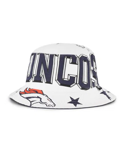 47 Brand Women's White Denver Broncos Energize Bucket Hat