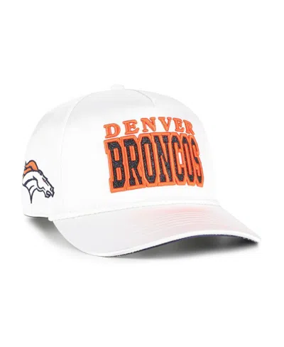 47 Brand Women's White Denver Broncos Outspoken Hitch Adjustable Hat