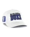 47 Brand Women's White Duke Blue Devils Outspoken Hitch Adjustable Hat In White
