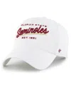 47 Brand Women's White Florida State Seminoles Sidney Clean Up Adjustable Hat In White