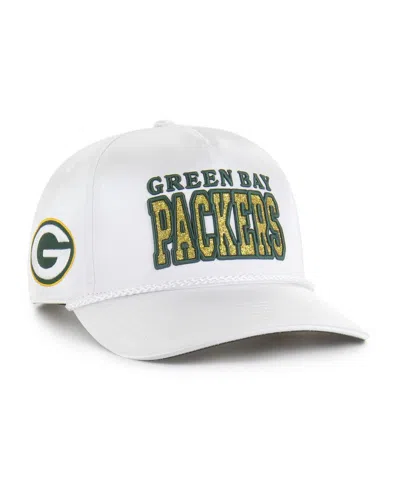 47 Brand Women's White Green Bay Packers Outspoken Hitch Adjustable Hat