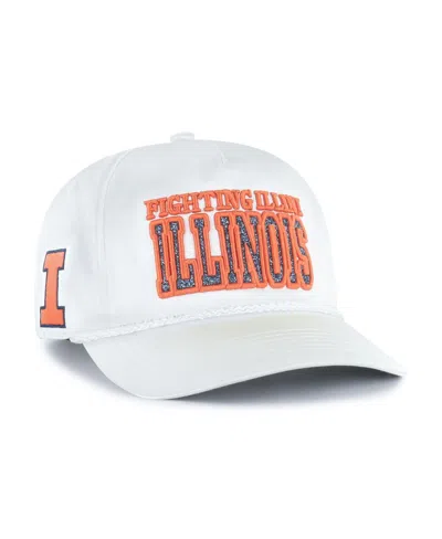 47 Brand Women's White Illinois Fighting Illini Outspoken Hitch Adjustable Hat
