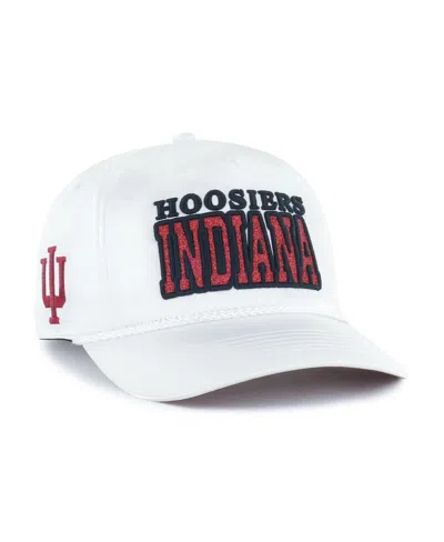 47 Brand Women's White Indiana Hoosiers Outspoken Hitch Adjustable Hat
