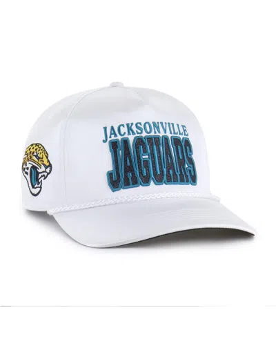 47 Brand Women's White Jacksonville Jaguars Outspoken Hitch Adjustable Hat
