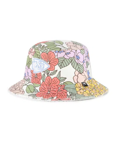 47 Brand Women's White Kansas City Chiefs Florentina Bucket Hat