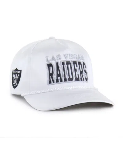 47 Brand Women's White Las Vegas Raiders Outspoken Hitch Adjustable Hat