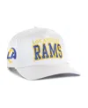 47 Brand Women's White Los Angeles Rams Outspoken Hitch Adjustable Hat In White
