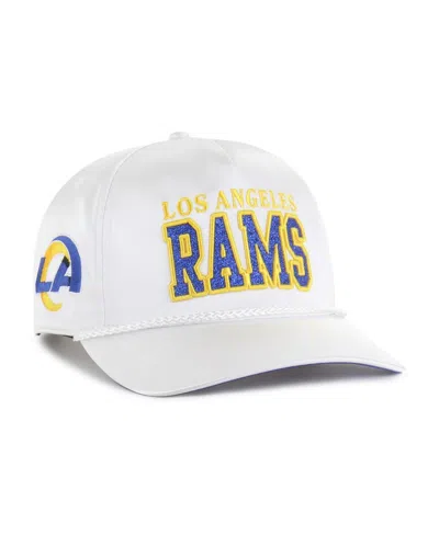47 Brand Women's White Los Angeles Rams Outspoken Hitch Adjustable Hat