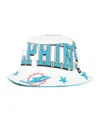 47 Brand Women's White Miami Dolphins Energize Bucket Hat In White