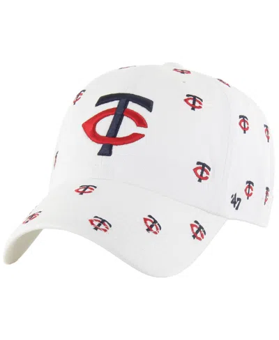 47 Brand Women's White Minnesota Twins Confetti Clean Up Adjustable Hat