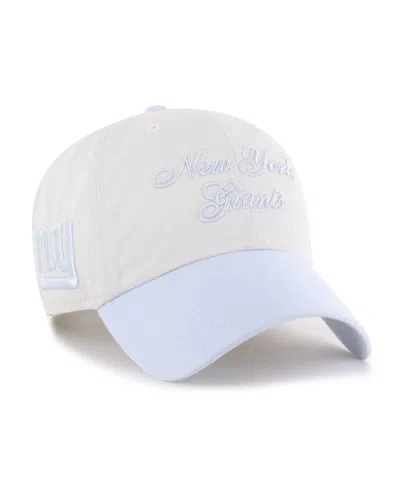 47 Brand Women's White New York Giants Gelato Two-tone Clean Up Adjustable Hat