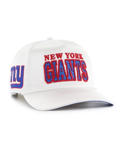 47 Brand Women's White New York Giants Outspoken Hitch Adjustable Hat