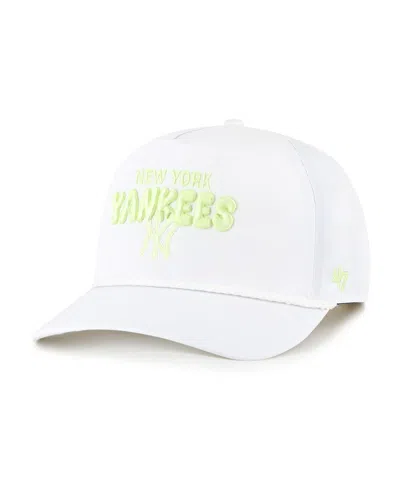 47 Brand Women's White New York Yankees Bright Side Adjustable Hitch Hat