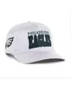 47 Brand Women's White Philadelphia Eagles Outspoken Hitch Adjustable Hat In Gold