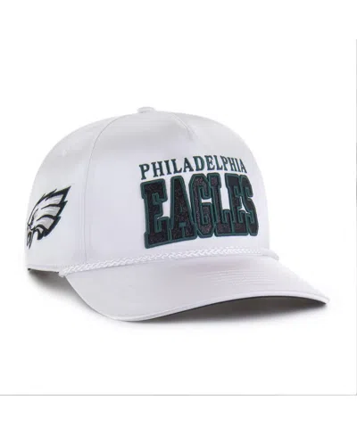 47 Brand Women's White Philadelphia Eagles Outspoken Hitch Adjustable Hat