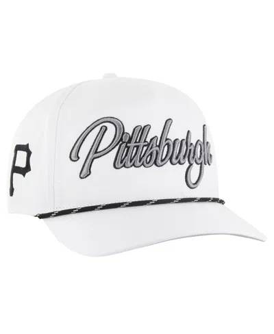 47 Brand Women's White Pittsburgh Pirates Overhand Speckle Hitch Rope Adjustable Hat