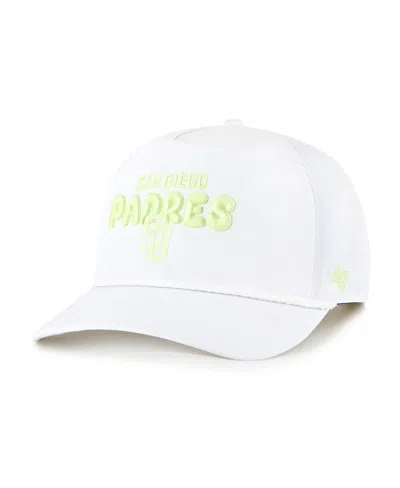 47 Brand Women's White San Diego Padres Bright Side Adjustable Hitch Hat