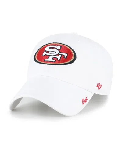 47 Brand Women's White San Francisco 49ers Miata Clean Up Adjustable Hat