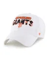 47 Brand Women's White San Francisco Giants Flower Power Clean Up Adjustable Hat