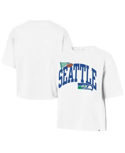47 Brand Women's White Seattle Seahawks Reed City T-shirt