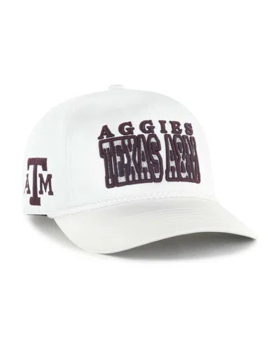 47 Brand Women's White Texas A&m Aggies Outspoken Hitch Adjustable Hat
