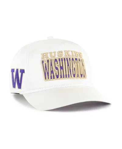 47 Brand Women's White Washington Huskies Outspoken Hitch Adjustable Hat