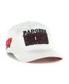 47 Brand Women's White Wisconsin Badgers Outspoken Hitch Adjustable Hat In White