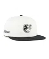 47 Brand Women's White/black Baltimore Orioles Foundation Captain Snapback Hat