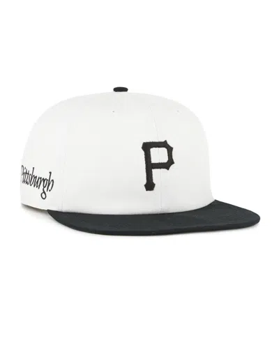 47 Brand Women's White/black Pittsburgh Pirates Foundation Captain Snapback Hat