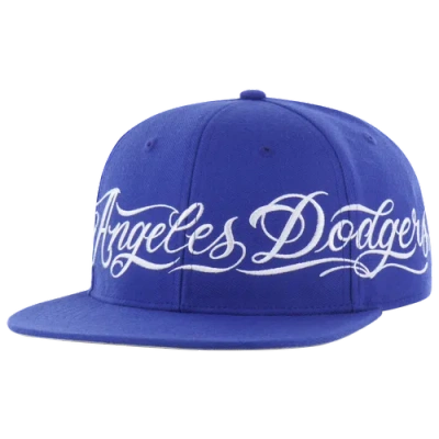 47 Brand Womens Los Angeles Dodgers Cartoon Captain Cap In Blue