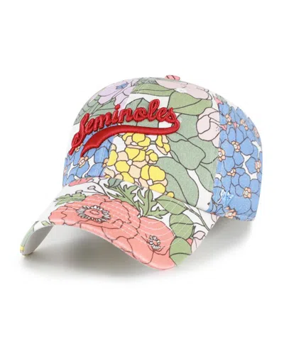 47 Brand Women'sâ Florida State Seminoles Florentina Clean Up Adjustable Hat In Multi
