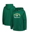 47 Brand Women'sâ Green Bay Packers Plus Size Whirlwind Naomi Hoodie In Green