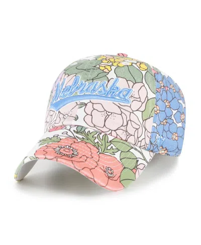 47 Brand Women'sâ Nebraska Huskers Florentina Clean Up Adjustable Hat In Transparent