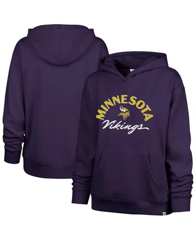 47 Brand Women'sâ Purple Minnesota Vikings Whirlwind Naomi Pullover Hoodie