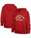 47 Brand Women'sâ Red Kansas City Chiefs Plus Size Whirlwind Naomi Hoodie In Red