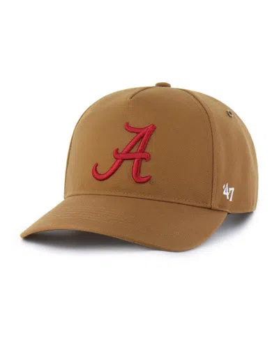 47 Brand X Carhartt Men's And Women's Brown Alabama Crimson Tide Hitch Adjustable Hat