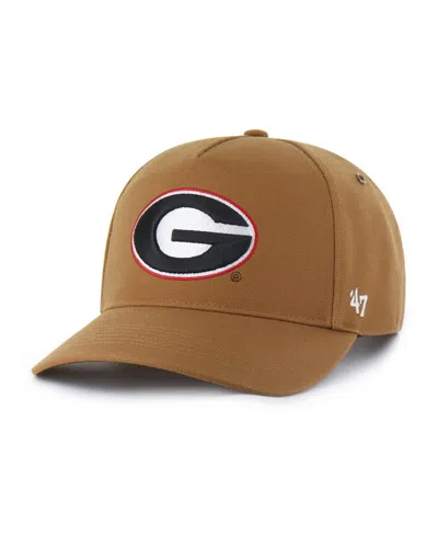 47 Brand X Carhartt Men's And Women's Brown Georgia Bulldogs Hitch Adjustable Hat
