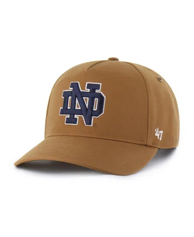 47 Brand X Carhartt Men's And Women's Brown Notre Dame Fighting Irish Hitch Adjustable Hat