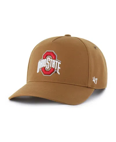 47 Brand X Carhartt Men's And Women's Brown Ohio State Buckeyes Hitch Adjustable Hat In Green