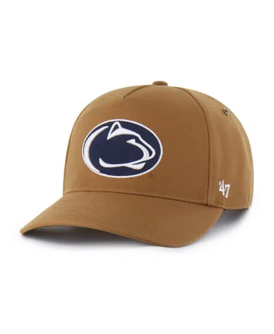 47 Brand X Carhartt Men's And Women's Brown Penn State Nittany Lions Hitch Adjustable Hat